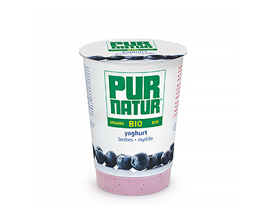 Pur Natur Blueberry organic yogurt 500g