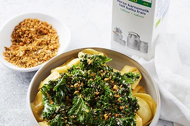Recipe: Pasta with buttermilk and kale