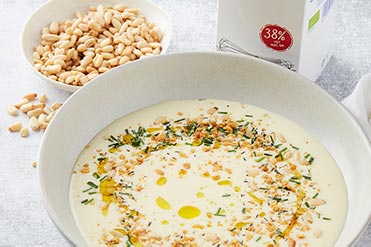 Receita Pur Natur:  Vichyssoise, sopa fria à base de batata, alho- francês e natas